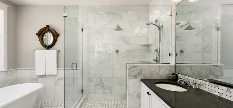 bathroom shower door installation in Tarpon Springs